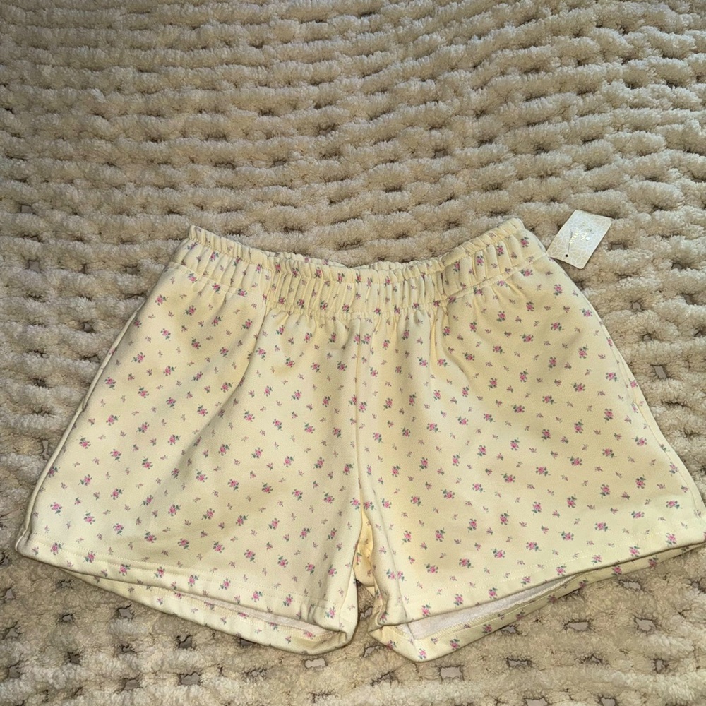 NWT Altar’d State Ayla Floral Lace Shorts
